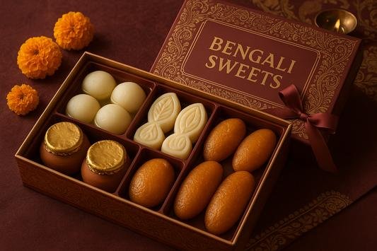 Traditional sweets at Amritalaya